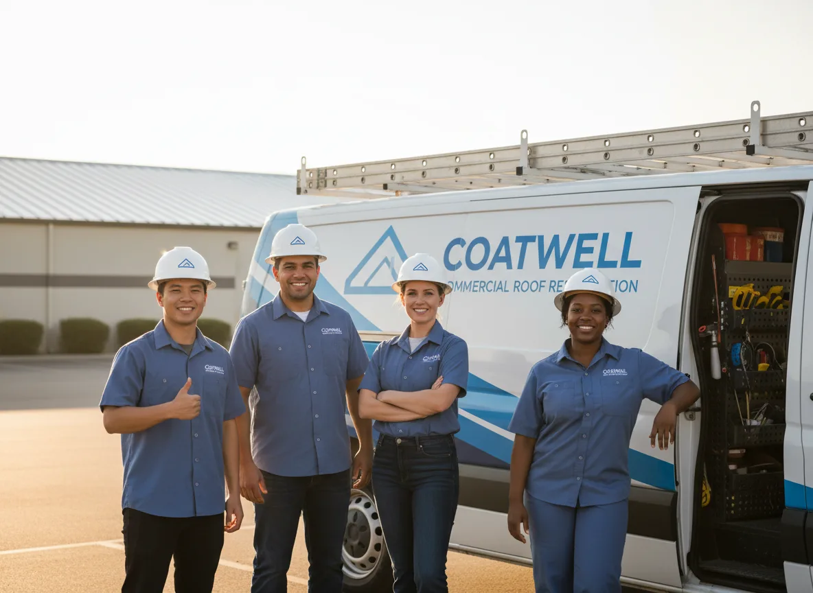 Commercial roof coating company in Pierce, TX
